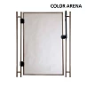 Puerta para valla piscina Alvifence 16 mm negra