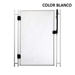 Puerta para valla piscina Alvifence 16 mm negra