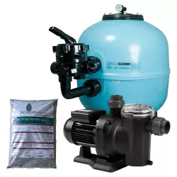 Astralpool Pack de filtration Ice 600 + Sena 1 CV + Verre