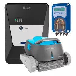 Chlorinator Astralpool E-Next 30 + pH Regulator Seko PoolMatch + Dolphin Carrera 40i