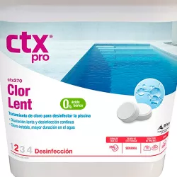 Compresse di cloro lento CTX 370 in 5 kg - Confezione da 4 pezzi