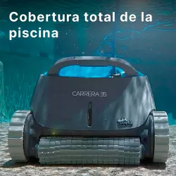 Limpiafondo automático Dolphin Carrera 30 Plus con carro de transporte