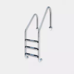 Escalera piscina Coral Standard Asimétrica 2 peldaños AISI-316