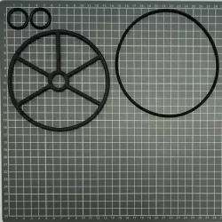 Ersatzteil Astralpool Umschaltventilschrauben 1" 1/2 Sterndichtung